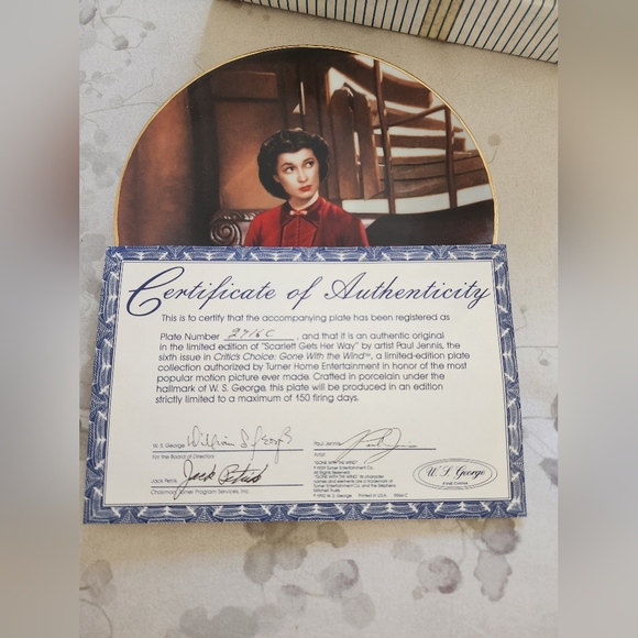 Scarlett O'Hara Keepsake Plate - Picture 5 of 5